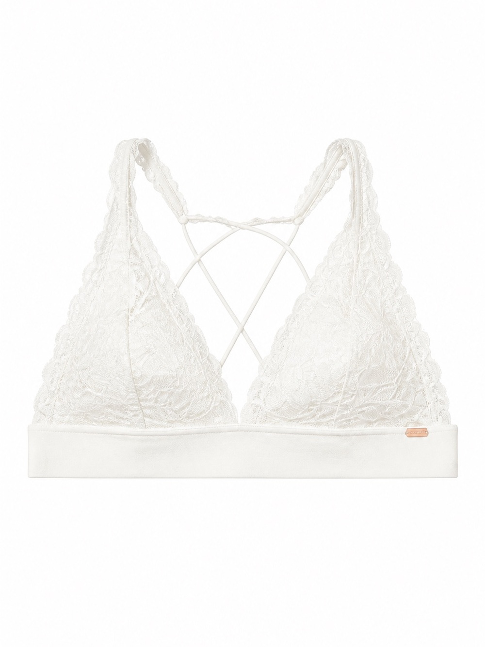 Pink Victoria’s Secret White‎ Lace Bralette -  Women's Intimates. Sz  S